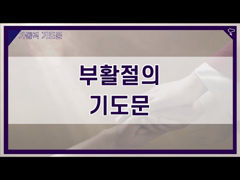 [가톨릭 기도문] 부활절의 기도문 (남자성우)