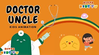 KIDS EDUCATION ANIMATION VIDEO I AM AFRAID OF THE DOCTOR UNCLE BUT IT IS FUN