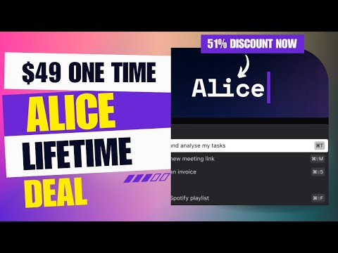 💥❇️💥Alice Lifetime Deal | The AI Assistant Everyone’s Talking About! | $49 Lifetime Deal | 51% Now