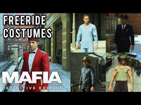 Freeride All 5 Hidden Outfits - Wardrobe Costume Collectibles - Mafia: Definitive Edition (4K HDR)