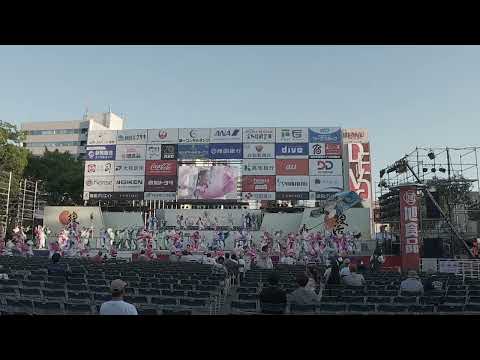 夢源風人　第25回よさこい全国大会(2023)　中央公園演舞場(4K)