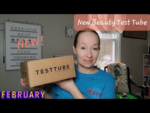 ⭐️New • New Beauty Test Tube Unboxing for Jan/Feb 2022 #newbeautytesttube #newbeauty #unboxing