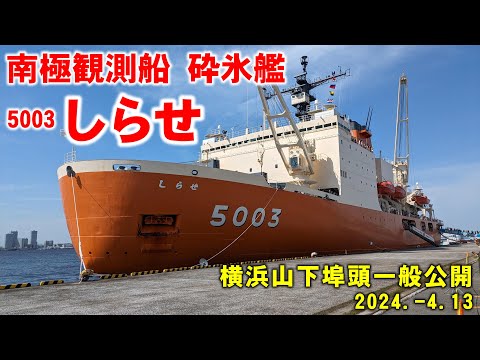 砕氷艦・しらせ [南極観測船] 横浜山下埠頭一般公開 2024.-4.13