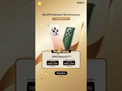 My OPPO Members' 5th Anniversary | OPPO Reno12 F 5G