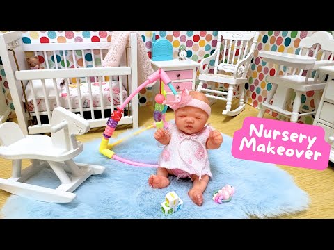 MINI REBORN NURSERY MAKEOVER FOR SILICONE BABY EMMA