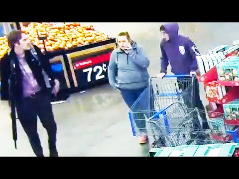 Shoppers Realize They're Next to a Mass Shooter