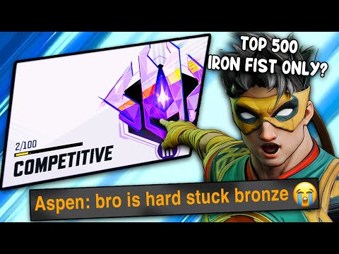 Carrying in Marvel Rivals RANKED With Iron Fist...