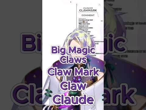 Whats in a name [Claude Clawmark| Nijisanji]  #claudeclawmark, #BigMagicClaws