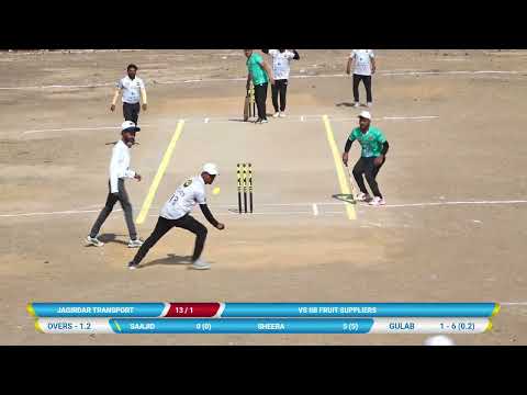 IIB FRUIT SUPPLIERS VS JAGIRDAR TRANSPORT Match At Mustafa Aabad Premier League 2025