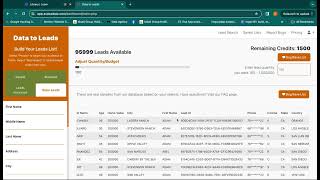 1,500 Free Leads: B2B Database of Consumer Contact Info -  CRM Lead Generation Software- DatatoLeads