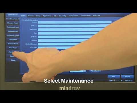 How to Run the Self-Test and Export Results on a M9 Ultrasound System