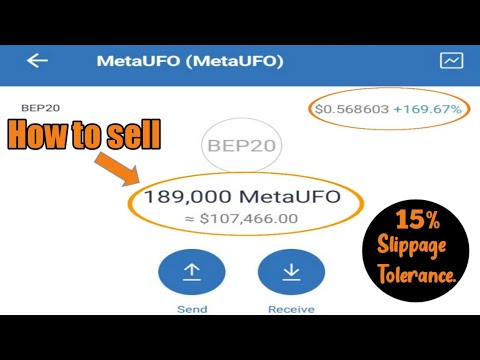 How to sell metaufo on trust wallet | how to swap metaufo to busd on trust wallet | metaufo swap