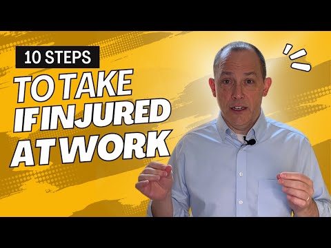 10 Steps if You Are Injured on the Job 🛠️🚨