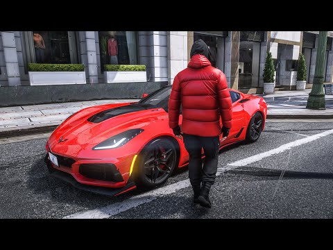 ► GTA 6 Graphics - Chevrolet Corvette ZR1 Coupé 2019 ✪ Gameplay! - Realistic Graphics MOD PC 60FPS