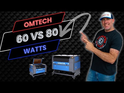 OMTech CO2 Lasers | 60 or 80 Watts