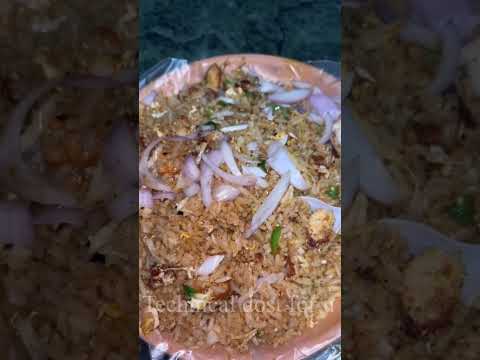 Nellore famous chicken fried rice #trending #food #streetfood #chickenfriedrice #gingerchicken