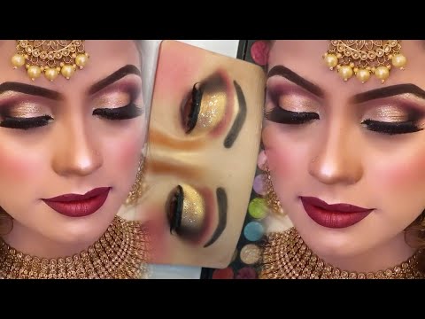 Step -by - Step Bridal Eye Makeup Tutorial for Beginners | Bridal Makeup | Bridal Makeup Tutorial |