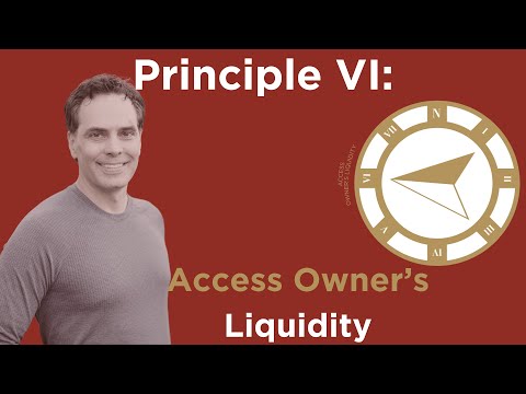 Principle # 6 Unlocking Owner's Liquidity: The Key to Entrepreneurial Wealth & Freedom