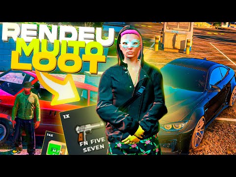 ROUBANDO LOOT DAS FAVELA COM MOD MENU GTA RP