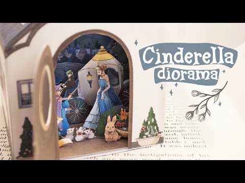 DIY Miniature Diorama Fairy tale Cinderella (canon papercraft)