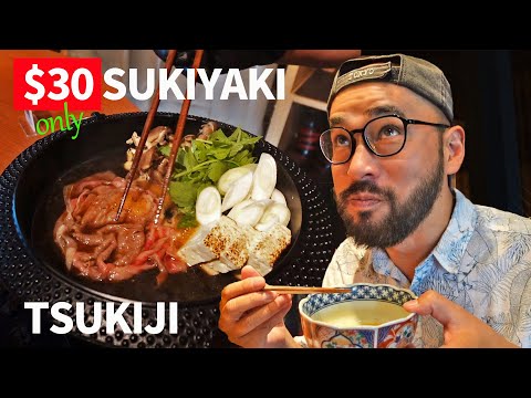 HIdden Gem: $30 TSUKIJI Sukiyaki in Tokyo