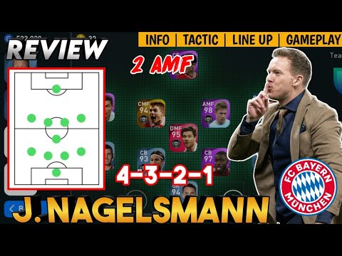 J.NAGELSMANN 4321 MANAGER REVIEW | NEW BAYERN MUNCHEN MANAGER | PES 2021 MOBILE