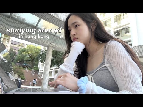 STUDYING ABROAD in hong kong🍙: hku campus, ocean park, dorm tour, bar hopping, busy classes & food