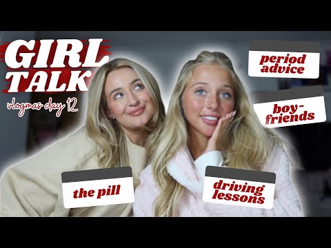 GIRL TALK WITH MY SISTER! *periods, shaving & more*