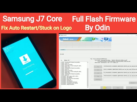 Samsung J7 Core Stuck on Logo? Fix with Odin3 Firmware Flash!