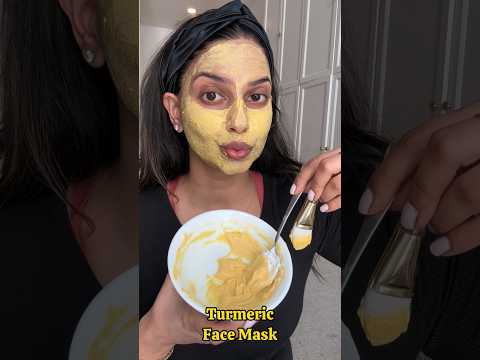 Turmeric face mask for bright, glowing skin ✨