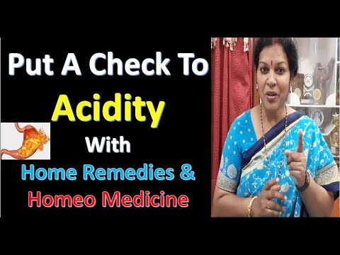 Put A Check To Acidity With Home Remedies &Homeo Medicine