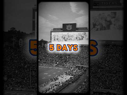 5 Days - Countdown to Auburn Football! #WarEagle #auburn #football