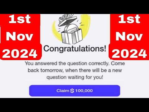 Today 1st November Time Farm Oracle Of Time Answer | Time Farm Daily Combo #timefarm #oracleoftime