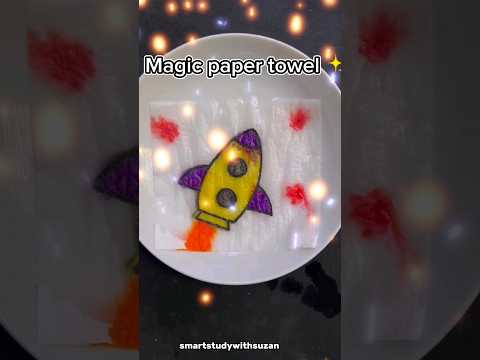 Magic with paper towels🎊 🧻|multi sensory skills 🌈✨#shorts #short #trending #viral #shortvideo