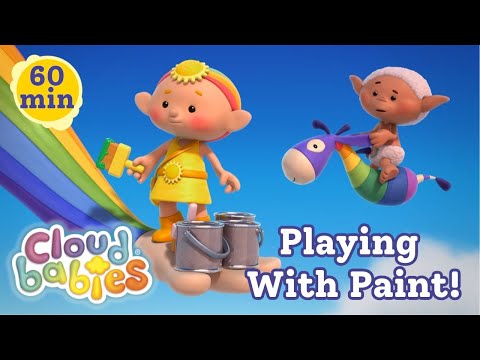 Playing With Paint! 🎨 Cloudbabies Compilation | Cloudbabies Bedtime Stories