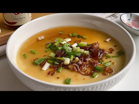 Steamed Eggs with Chicken Essence 鸡精蒸蛋