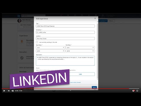 LINNC Presenters: optimise your profile on LinkedIn!