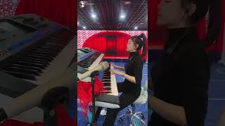 阿里山的姑娘DJ舞曲重低音【电子琴演奏】Electronic keyboard performance #shorts #4