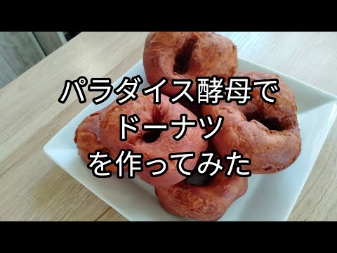 パラダイス酵母でフワフワモッチリドーナツの作り方【材料費100円】