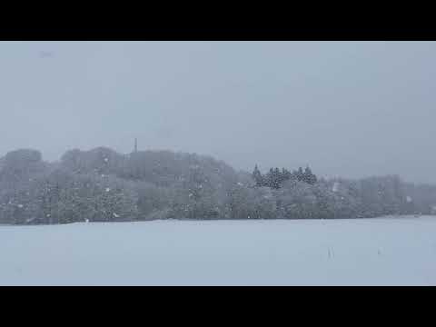 Blizzard in Winter , Assabu,  Hokkaido, Jan., 2023