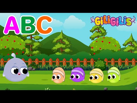 Super Simple ABC Learning with Five Little Giligilis: Exciting Alphabet Adventure with Fruits 🍓🍎