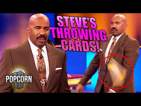 10 Answers That Made STEVE HARVEY Throw His Cards on Family Feud!