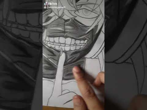 Drawing Ken Kaneki | Tokyo Ghoul |#shorts