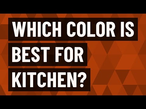 Which color is best for kitchen?