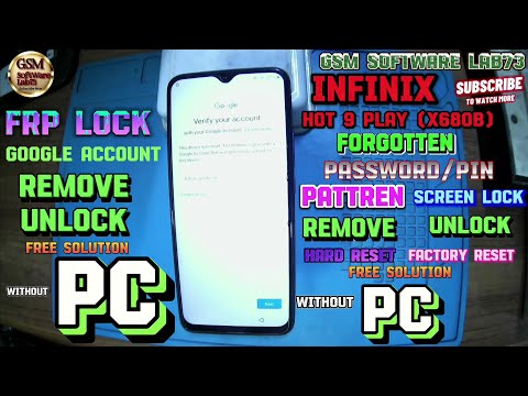 How to Hard Reset infinix Hot 9 play|infinix Hot 9 X680B FRP Unlock|without PC.