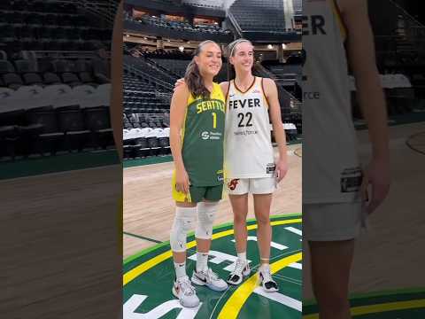 Caitlin Clark/Nika Mühl Pregame! 🤩 #caitlinclark #indianafever #espn #wnba #wnba2024 #shorts