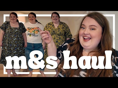 M&S NEW IN FOR SPRING SUMMER | plus size fashion try on haul | 2024