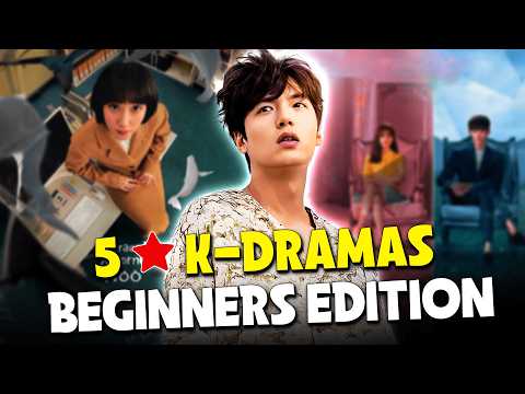 TOP 5 KDRAMAS TO WATCH AS A BEGINNER!!