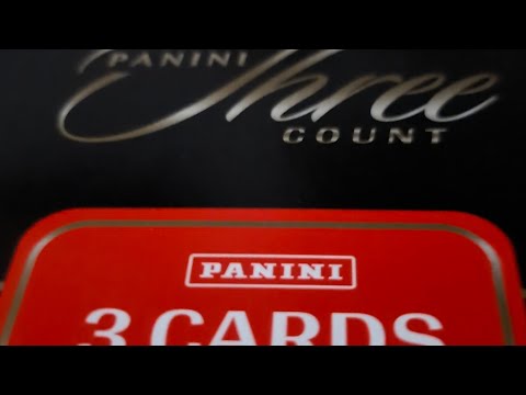 Panini Three Count Unboxing/ Pack Opening