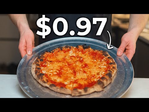 How I Made a WHOLE Pizza for Under $1